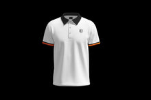 Load image into Gallery viewer, Hardline Polo - White & Orange