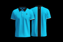 Load image into Gallery viewer, Hardline Polo - Blue &amp; Black
