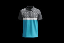 Load image into Gallery viewer, Signature Polo - Grey &amp; Blue
