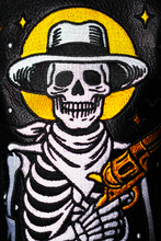 Load image into Gallery viewer, Black Tattoo Cowboy Fairway Wood Cover
