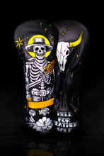 Load image into Gallery viewer, Black Tattoo Cowboy Fairway Wood Cover
