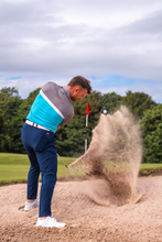 Load image into Gallery viewer, Signature Polo - Grey &amp; Blue
