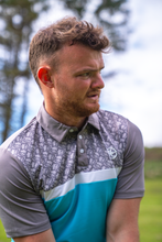 Load image into Gallery viewer, Signature Polo - Grey &amp; Blue
