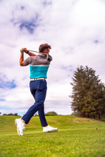 Load image into Gallery viewer, Signature Polo - Grey &amp; Blue
