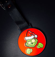 Load image into Gallery viewer, Grinch Skully - Bag Tag
