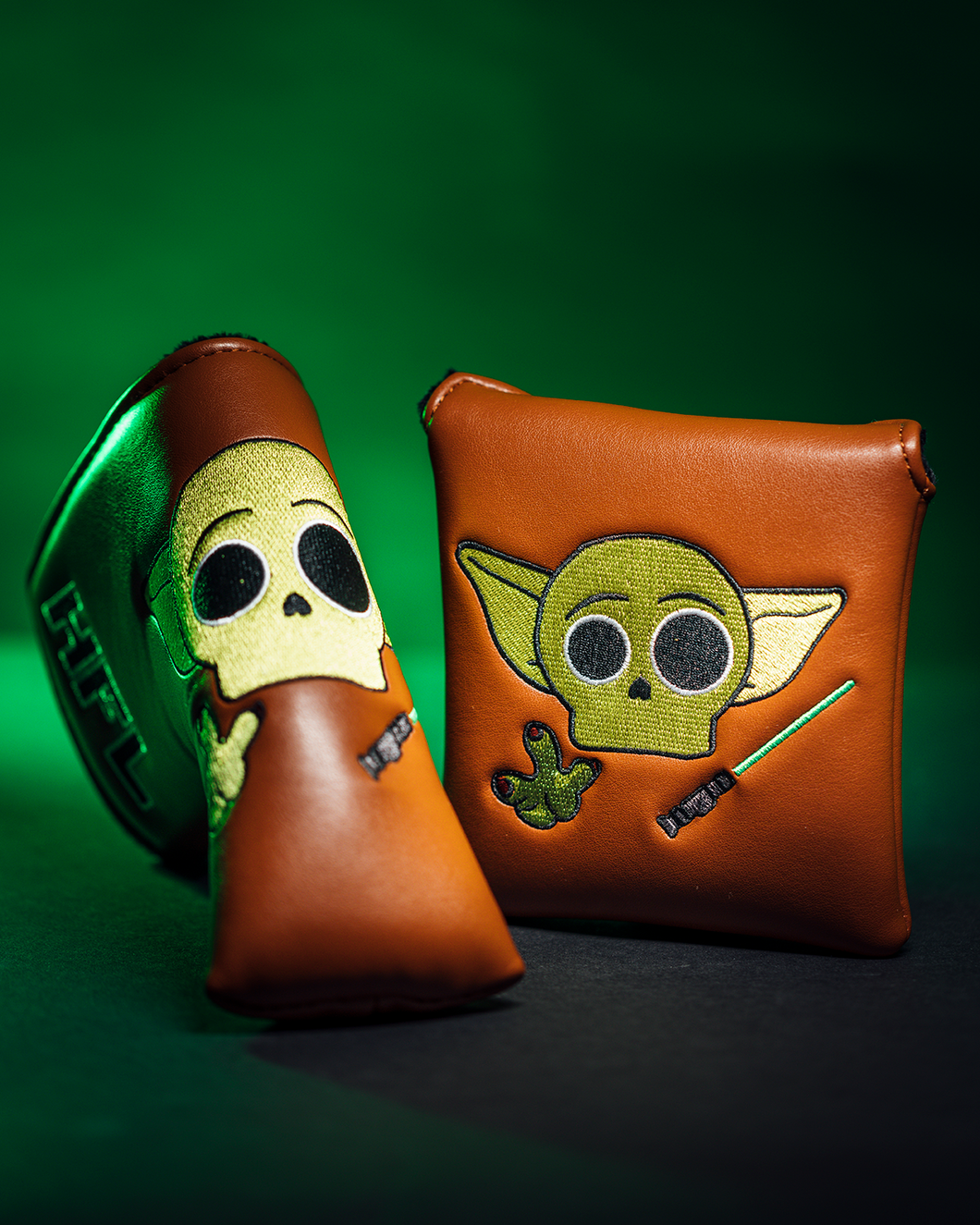 Grogu-Skully Blade Putter Cover