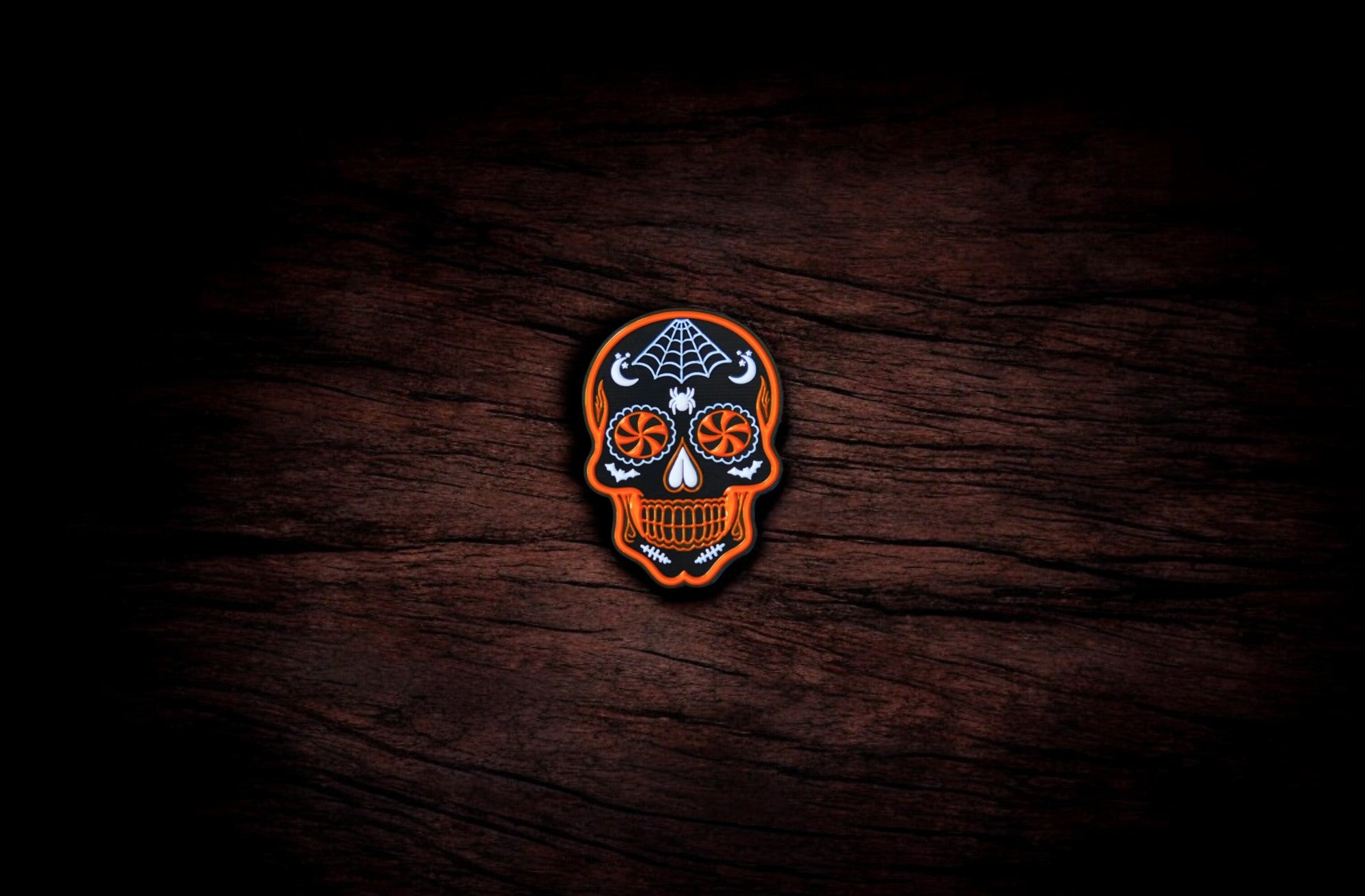 Halloween Sugar Skull Ball Marker Hell For Leather Golf