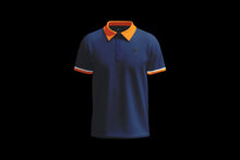 Load image into Gallery viewer, Hardline Polo - Navy &amp; Orange
