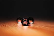 Load image into Gallery viewer, Large Golf Tees - Black &amp; Orange
