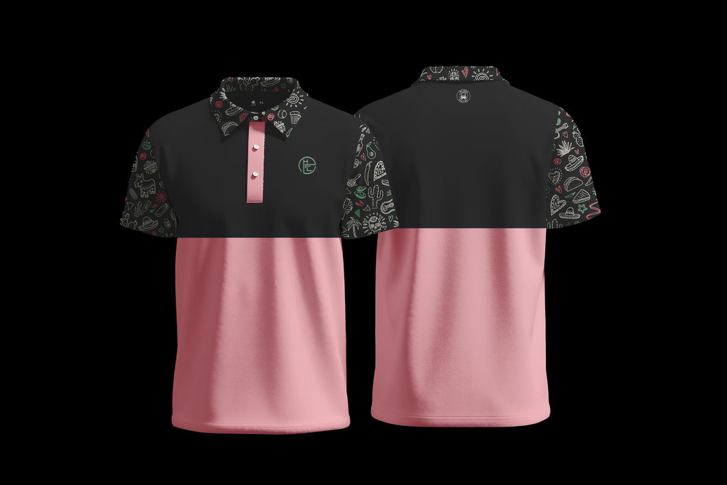Havoc Polo - Pink & Black