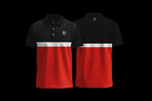 Load image into Gallery viewer, Signature Polo - Red &amp; Black
