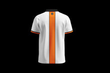 Load image into Gallery viewer, Hardline Polo - White &amp; Orange
