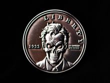 Load image into Gallery viewer, Heads or Hell Coin Ball Marker
