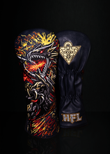 Load image into Gallery viewer, Black Duelling Dragon - Wood Cover

