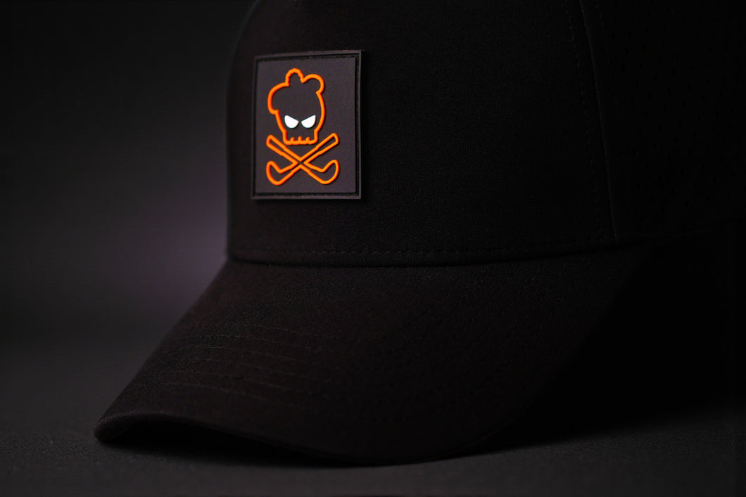 HFL Golf Hat - Black & Orange