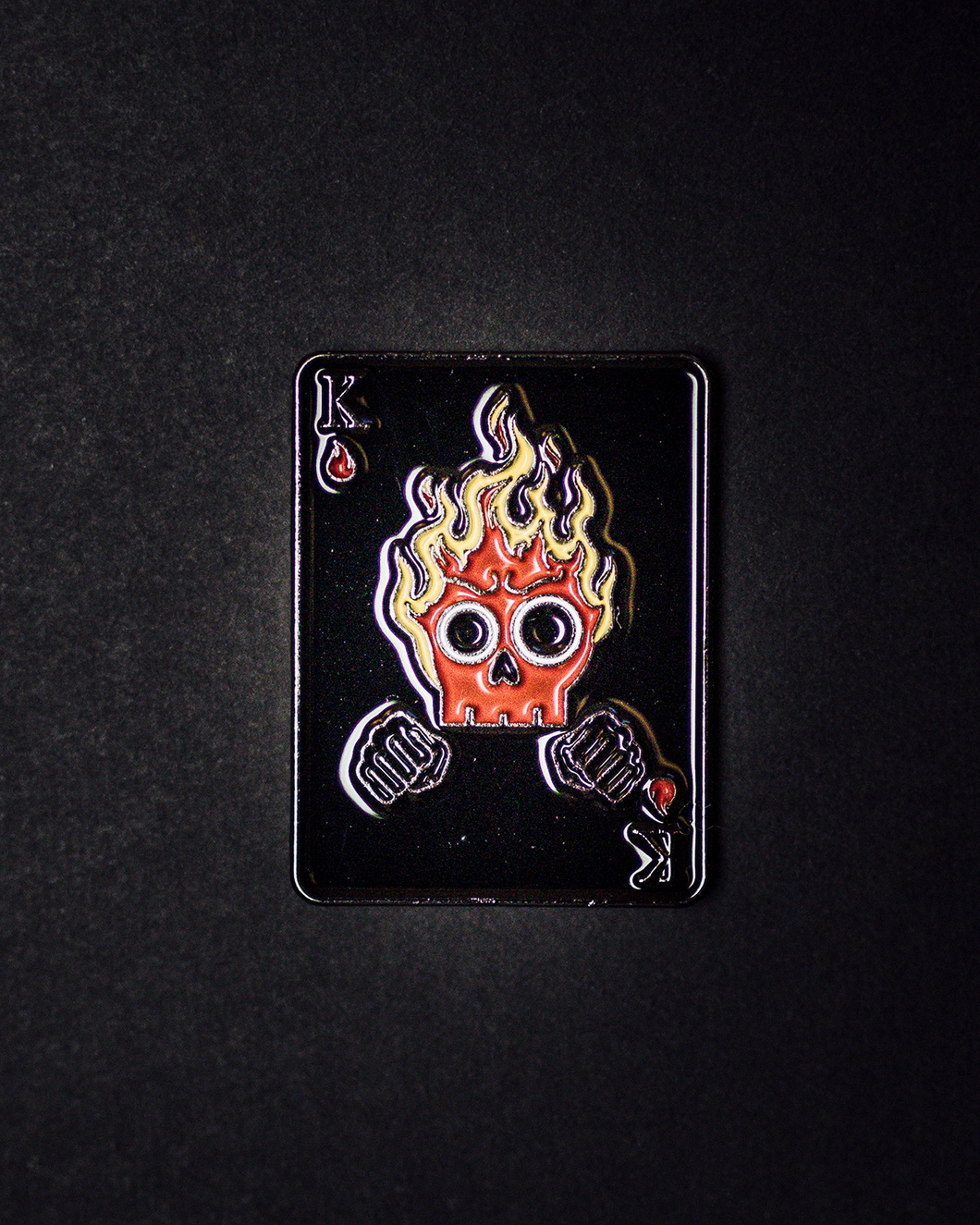 Ghost Rider-Skully Playing Card Ball Marker