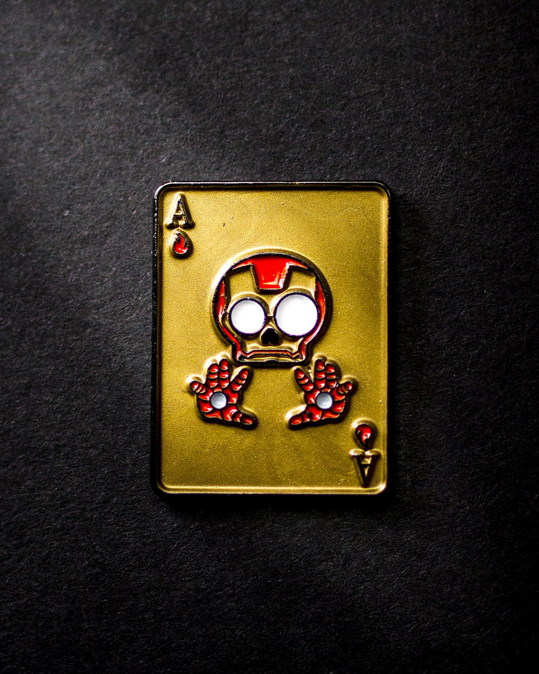 Iron-Skully Playing Card Ball Marker