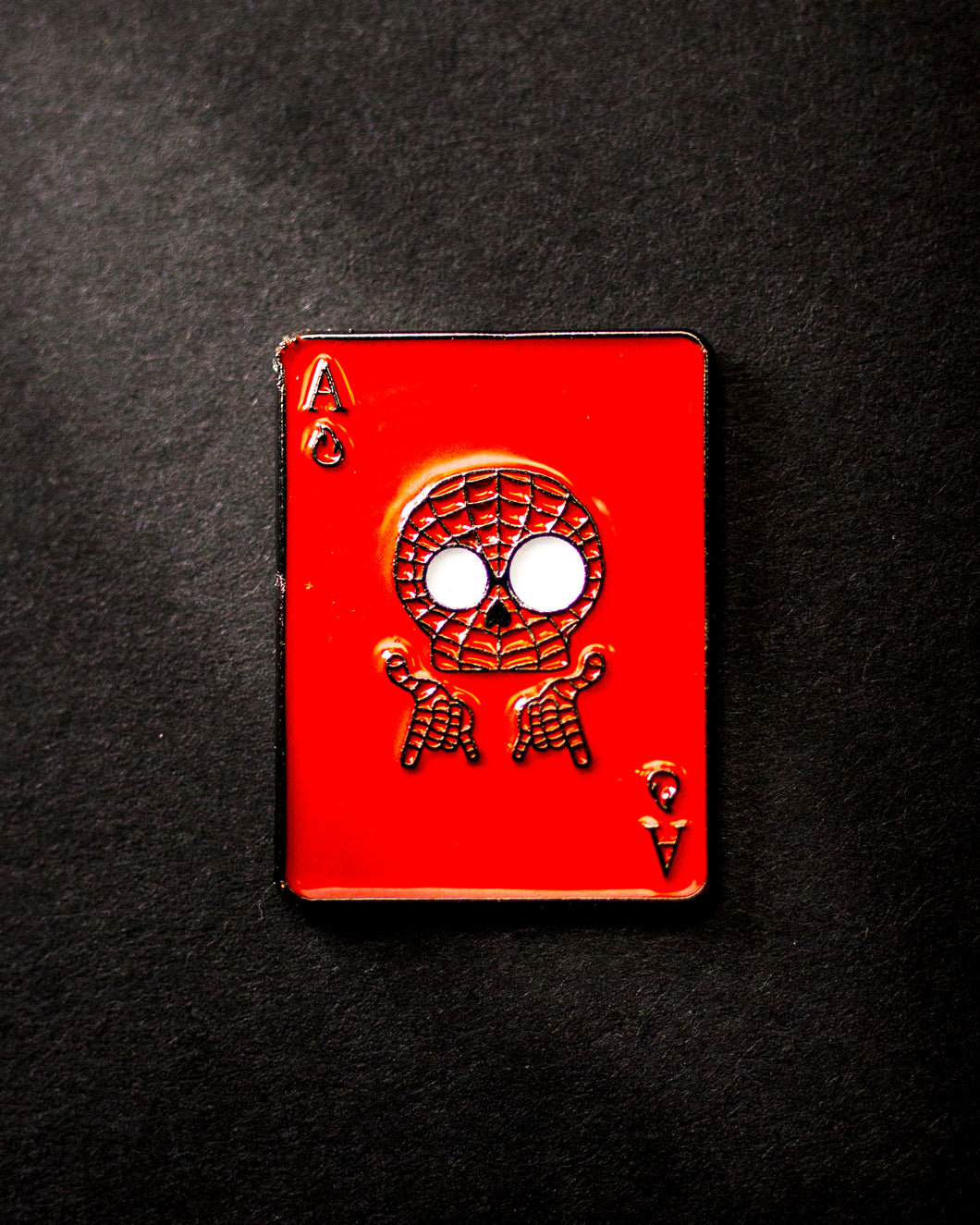 Spider-Skully Playing Card Ball Marker