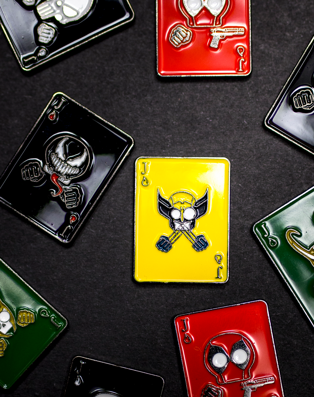 Super-Skully Playing Card Ball Markers Set - Phase 2