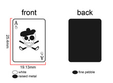 Load image into Gallery viewer, Skully Playing Card Ball Marker
